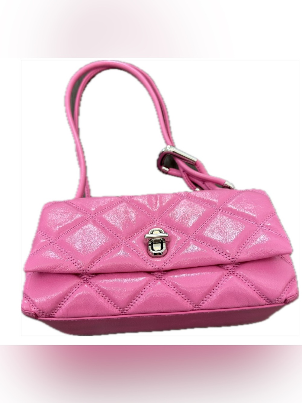 Marc Jacobs Pink Quilted Shoulder Bag - Fashionable Everyday Tote